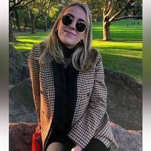 Zara Fall Houndstooth Blazer